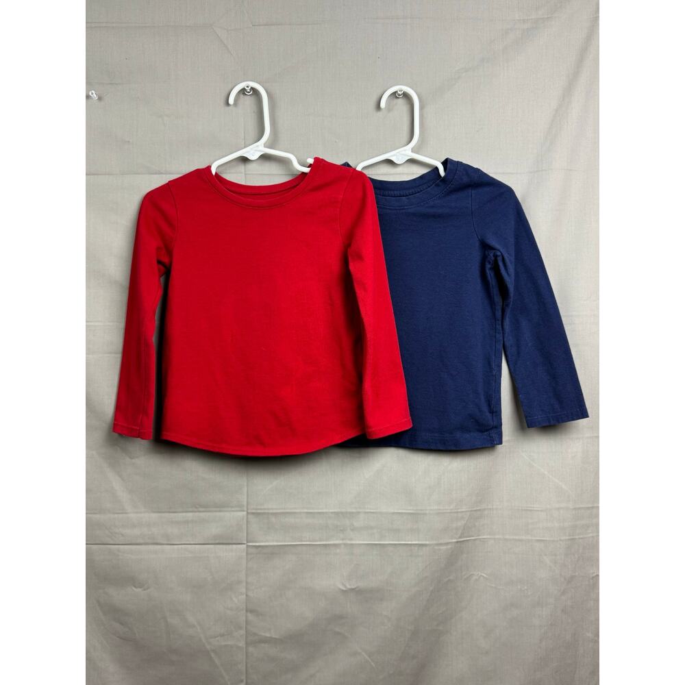 Toddler Boy Longsleeve Red and Blue Shirt Bundle, Size 3T - Picture 6 of 6